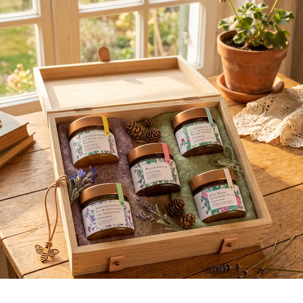 Presshonig Entdecker-Set 3 Sorten – Geschenkset Bio-Rohhonig kaltgepresst aus den Nockbergen