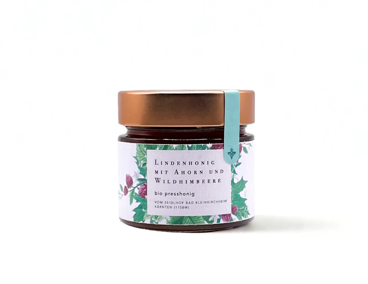 Rohhonig Linde Ahorn Wildhimbeere, kalt gepresst ohne Erhitzen