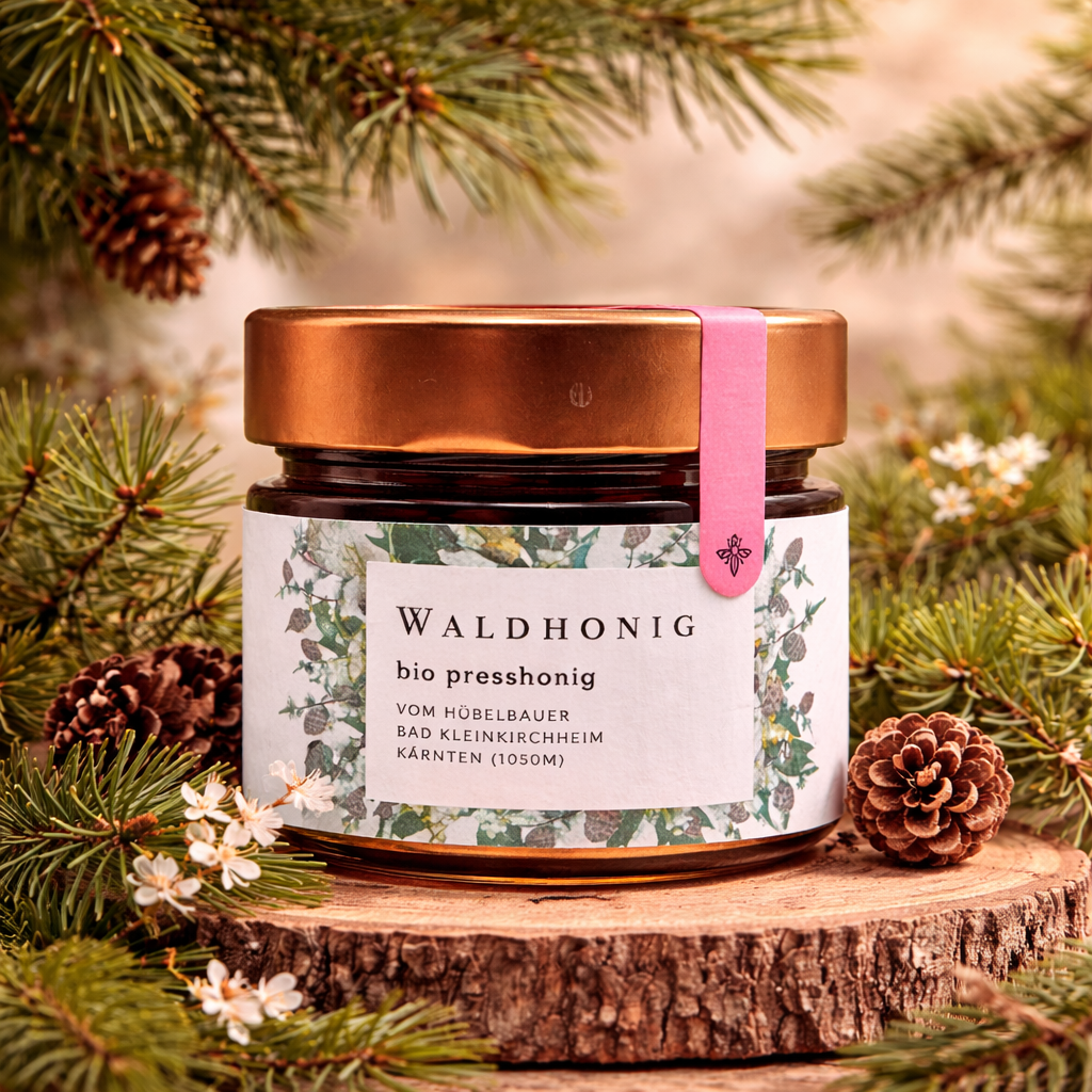Bio-Presshonig Waldhonig – Rohhonig kaltgepresst